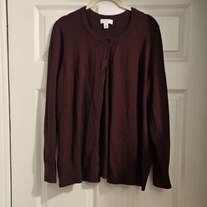 Charter Club Brown Cardigan Sweater